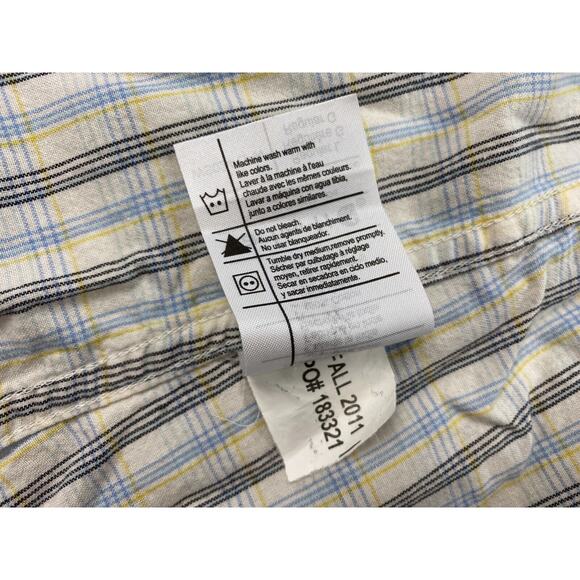 Carhartt Western Pearl Snap Shirt Womens Large Plaid Floral Trim Top WS024 LPW - Picture 10 of 11